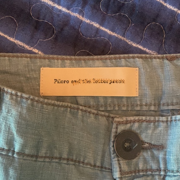 Anthropologie Pilcro lightweight chambray pants - Picture 4 of 6